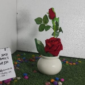 White pot table ware