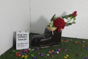 Shoes planter and pots ceramics