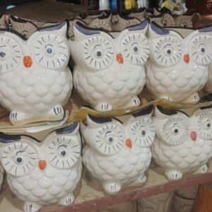 Owl ceramics pot H8*D5.5