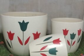 Flowers screen set H8.5*D9