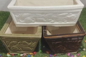 Bone sai ceramics pot H5*D8