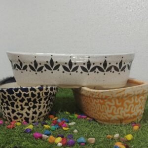 Boat bone sai pot H7*D14