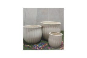 Garari 3pcs  set white H8*D9