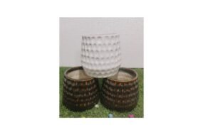 Dot pot ceramic H5*D4