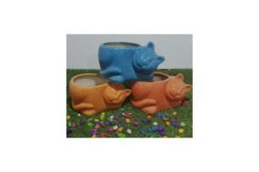 Cat planter pots H4.5*D4