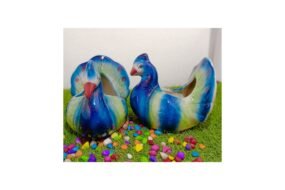 Peacock planter pots ceramics